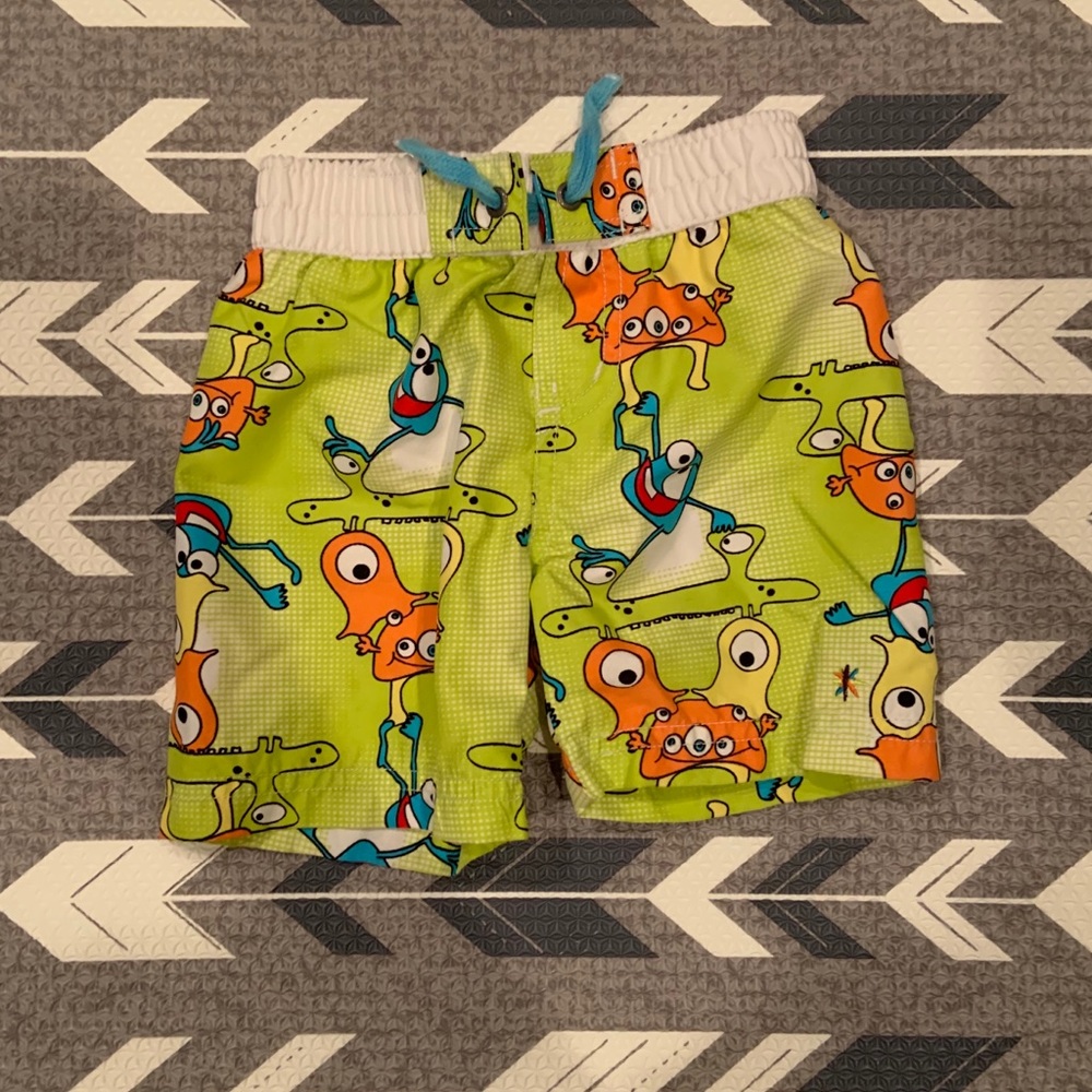Monster swim trunks
